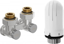 MEXEN/S - G03 středová termostatická souprava pro radiátor DN50, úhlová 1/2