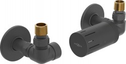 MEXEN/S - G05 termostatická souprava pro radiátor + krycí rozeta R, antracit (W903-958-904-66)