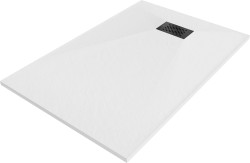 MEXEN/S - Hugo sprchová vanička SMC 100x90, bílá, krytka černá (42109010-B)