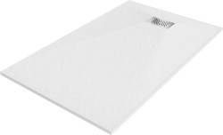 MEXEN/S - Hugo sprchová vanička SMC 160x90, bílá, krytka nerez (42109016-X)