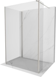 MEXEN/S - Kioto Sprchová zástěna WALK-IN 100 x 70 x 30, transparent, nikl kartáčovaná (800-100-070-221-97-00-030)