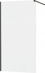 MEXEN/S - KIOTO Sprchová zástěna WALK-IN 70x200 cm 8 mm, černá, matné sklo (800-070-101-70-30)