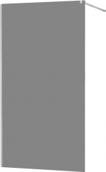 MEXEN/S - KIOTO Sprchová zástěna WALK-IN 70x200 cm 8 mm, chrom, kouřové sklo (800-070-101-01-40)
