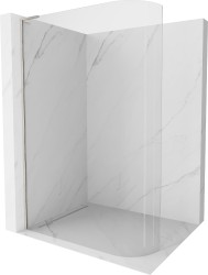 MEXEN/S - KiotoL Sprchová zástěna WALK-IN 90 x 200, transparent, nikl kartáčovaný (800-090-103-97-06)