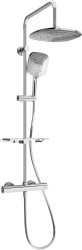 MEXEN/S - KT17 sprchový sloup s termostatickou baterií chrom (771501793-00)