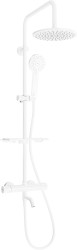 MEXEN/S - KT40 - vanový-sprchový set s termostatickou baterií, bílá (779004093-20)