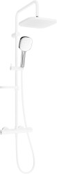 MEXEN/S - KX33 sprchový sloup s termostatickou baterií bílá / chrom (771503391-21)