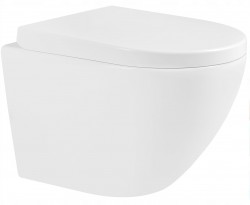 MEXEN/S - Lena Závěsná WC mísa včetně sedátka, duroplast, bílá (30220200)