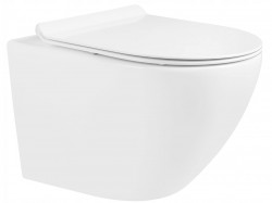 MEXEN/S - Lena Závěsná WC mísa včetně sedátka s slow-slim, duroplast, bílá (30220100)