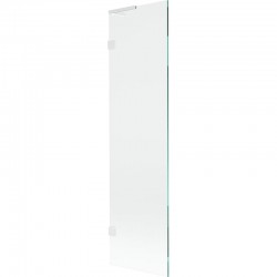 MEXEN/S - Lunar L vanová zástěna FIX 50 x 150, transparent, bílá (897L-050-000-20-00)