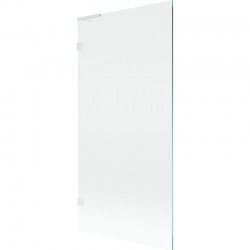 MEXEN/S - Lunar L vanová zástěna FIX 90 x 150, transparent, bílá (897L-090-000-20-00)