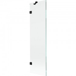 MEXEN/S - Lunar vanová zástěna FIX 50 x 150, transparent, černá (897-050-000-70-00)