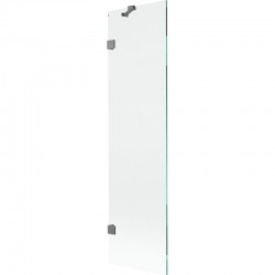 MEXEN/S - Lunar vanová zástěna FIX 50 x 150, transparent, grafit metal (897-050-000-95-00)