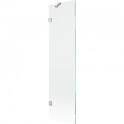 MEXEN/S - Lunar vanová zástěna FIX 50 x 150, transparent, nikl kartáčovaný (897-050-000-97-00)