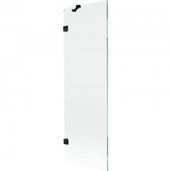 MEXEN/S - Lunar vanová zástěna FIX 60 x 150, transparent, černá (897-060-000-70-00)