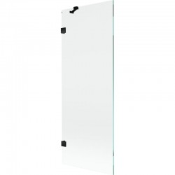 MEXEN/S - Lunar vanová zástěna FIX 70 x 150, transparent, černá (897-070-000-70-00)