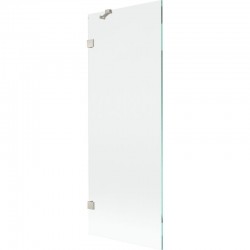 MEXEN/S - Lunar vanová zástěna FIX 70 x 150, transparent, nikl kartáčovaný (897-070-000-97-00)