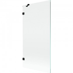 MEXEN/S - Lunar vanová zástěna FIX 90 x 150, transparent, černá (897-090-000-70-00)