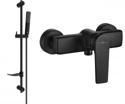 MEXEN/S - Lynx DF72 sprchová baterie s příslušenstvím, černá (74594DF72-70)