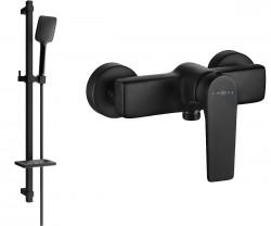 MEXEN/S - Lynx DQ62  sprchová baterie s příslušenstvím, černá (74594DQ62-70)