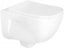 MEXEN/S - MARGO závěsná WC mísa včetně sedátka s slow-slim, duroplast, bílá (30420900)