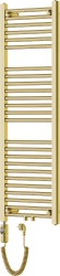 MEXEN/S - Mars radiátor + topná tyč 1200 x 400 mm, 300 W, zlatá (W110-1200-400-2300-50)