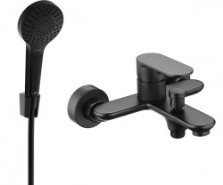 MEXEN/S - Milo R05 vanová baterie s příslušenstvím, černá (7133R05-70)