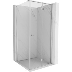 MEXEN/S - Mist-F sprchový kout skládací dveře pravá 85 x 85, transparent, chrom (8A6T-085-085-01-00-P)