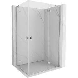 MEXEN/S - Mist H L Duo sprchový kout dveře křídlové 95 x 115, transparent, chrom (8A5L-095L-115P-01-00)