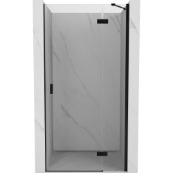 MEXEN/S - Mist-H sprchové dveře křídlové pravé 100, transparent, černá (8A5-100-000-70-00-P)