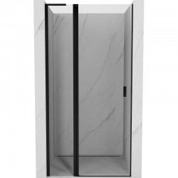 MEXEN/S - Mist L sprchové dveře křídlové 90, transparent, černá (8A4L-090-000-70-00)