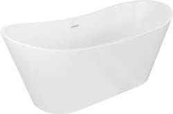 MEXEN/S - Montana vana volně stojící 150 x 75, bílá, sifon a přepad bílá (52011507500-20)