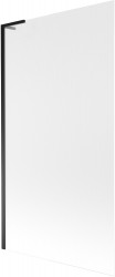MEXEN/S - Next L vanová zástěna FIX 100 x 150, dekor, černá (895-100-000-03-30-70)