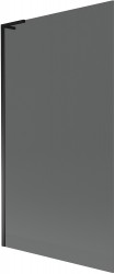 MEXEN/S - Next L vanová zástěna FIX 100 x 150, grafit, černá (895-100-000-03-40-70)