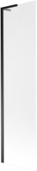 MEXEN/S - Next L vanová zástěna FIX 50 x 150, dekor, černá (895-050-000-03-30-70)