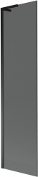 MEXEN/S - Next L vanová zástěna FIX 50 x 150, grafit, černá (895-050-000-03-40-70)