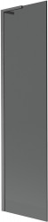 MEXEN/S - Next L vanová zástěna FIX 50 x 150, grafit, grafit kartáčovaná (895-050-000-03-40-66)