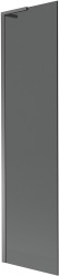 MEXEN/S - Next L vanová zástěna FIX 50 x 150, grafit, grafit metal (895-050-000-03-40-95)