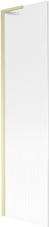 MEXEN/S - Next L vanová zástěna FIX 50 x 150, proužky, zlatá kartáčovaná (895-050-000-03-09-55)