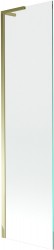 MEXEN/S - Next L vanová zástěna FIX 50 x 150, transparent, zlatá (895-050-000-03-00-50)