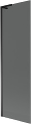 MEXEN/S - Next L vanová zástěna FIX 60 x 150, grafit, černá (895-060-000-03-40-70)