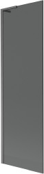 MEXEN/S - Next L vanová zástěna FIX 60 x 150, grafit, grafit kartáčovaná (895-060-000-03-40-66)