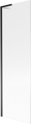 MEXEN/S - Next L vanová zástěna FIX 60 x 150, proužky, černá (895-060-000-03-09-70)