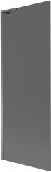 MEXEN/S - Next L vanová zástěna FIX 70 x 150, grafit, grafit metal (895-070-000-03-40-95)