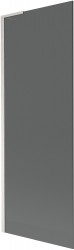 MEXEN/S - Next L vanová zástěna FIX 70 x 150, grafit,  nikl kartáčovaná (895-070-000-03-40-97)