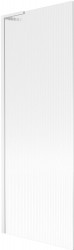 MEXEN/S - Next L vanová zástěna FIX 70 x 150, proužky, bílá (895-070-000-03-09-20)