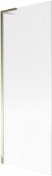 MEXEN/S - Next L vanová zástěna FIX 70 x 150, proužky, zlatá (895-070-000-03-09-50)