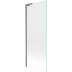 MEXEN/S - Next L vanová zástěna FIX 70 x 150, transparent, grafit kartáčovaná (895-070-000-03-00-66)