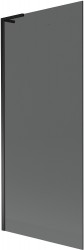 MEXEN/S - Next L vanová zástěna FIX 80 x 150, grafit, černá (895-080-000-03-40-70)