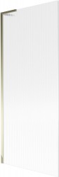 MEXEN/S - Next L vanová zástěna FIX 80 x 150, proužky, zlatá (895-080-000-03-09-50)